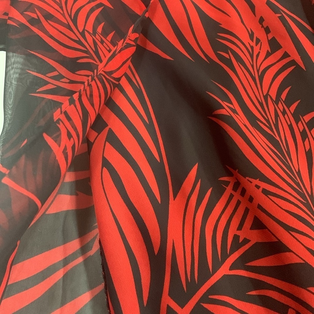 Just in Thyme vintage red black dress - Picture 4 of 4
